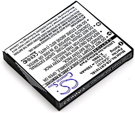 Bateria de substituição para Creative Vado, Vado Pocket HD, vide -video came, VF0570
