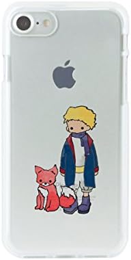 Caso DParks iPhone 8/iPhone 7, capa clara, Little Prince e Fox, capa do iPhone