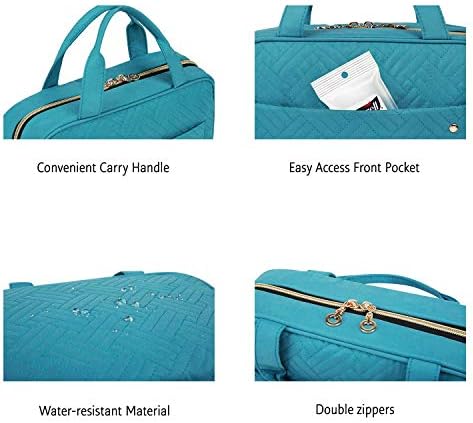Bolsa de viagem de higieness saco de saco com gancho suspenso, maquiagem resistente à água Organizador de viagens