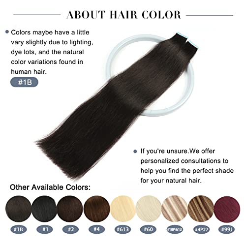 Fita de fita em extensões de cabelo Cabelo humano Remy Hair 16 polegadas 20pcs 40g/paco