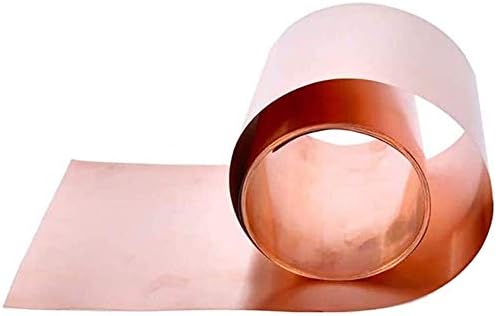 Folha de cobre de placa de latão Umky 99,9% folha de metal de cobre Cu folha de metal 0. 5x100x1000mm para
