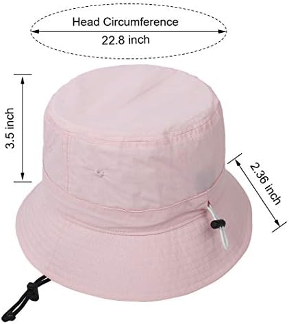 Muryobao Womens Bucket Sun Hat Hat Packable Viagem de Viagem de Verão Bapa de Pesca para Proteção UV ao ar
