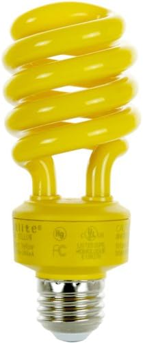 Sunlite SL24/Y 24 WATT Energia em espiral economizando fluorescente lâmpada fluorescente Base média amarela