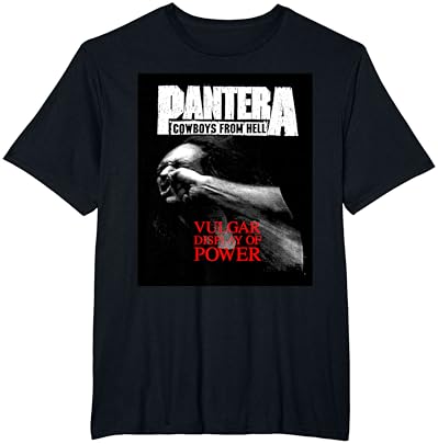 Pantera Official Vulgar Doswar de camiseta