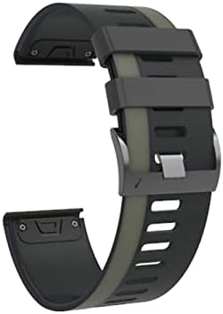 EEOMOIK 26 mm RAIXA RELAÇÃO RELAÇÃO REAGEM Strap para Garmin Fenix ​​6x 6 Pro Watch EasyFit Strap Strap