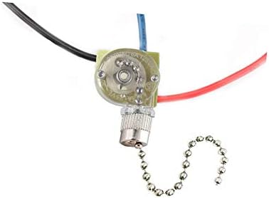 Pull Chain Switch, interruptor da luz do ventilador do teto ZE-109, velocidade on-off com a corrente