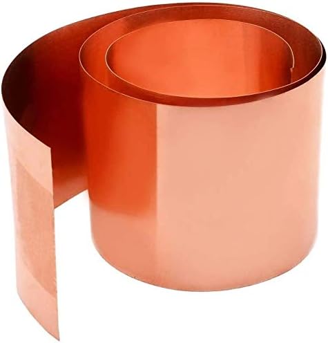 Havefun metal de cobre alumínio de cobre folha de cobre placa de placa de metal cortado Material de trabalho Rolls-