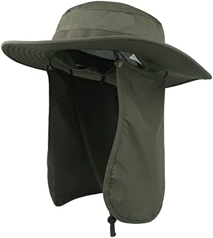 Chapéu de sol ao ar livre UPF 50 Proteção Chapéu de pesca à prova d'água Cappa de face de verão