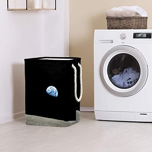 Deyya Espaço Exterial Black Laundry Cestas cestam altas resistentes dobráveis ​​para crianças adultas