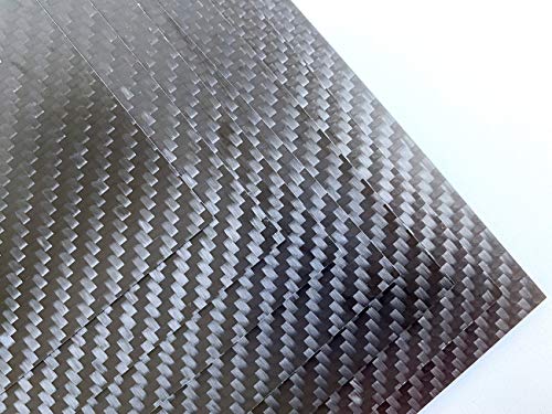 Folha de fibra de carbono CNCarbonfiber 150x125x2mm acabamento fosco fosco, 1,0 ~ 3,0 mm 400x250mm