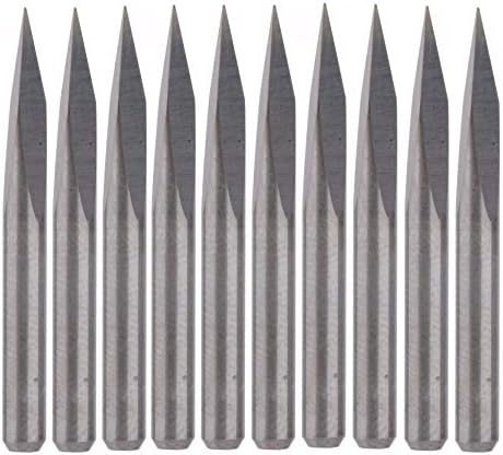 Ferramentas de corte de XMeifeits 10pcs 0,2 mm 20 graus de moagem de aço de aço de 20 graus Mills de extremidade