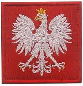 Polônia Flag da Polska Eagle Especial Força Grom Militar Hook Loop Tactics Morale