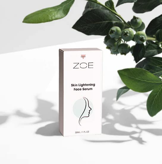 Zoe Skincare - soro de face orgânica de vitamina C - soro de pele sensível e seca hidratante -