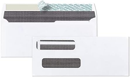 Endoc 8 Verifique os envelopes self SEAL - 50 pacote, para verificações QuickBooks, envelopes de segurança