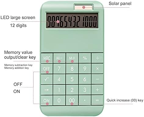 Ganfanren Digit Portátil calculadora de mesa Ferramenta de contabilidade de negócios embutida 210mAH