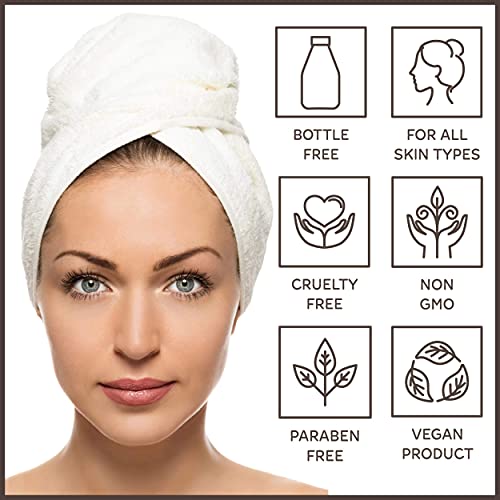 Olivia Care 3 Sabão de barra de embalagem natural, vegano e orgânico - Para face e corpo -detoxify,