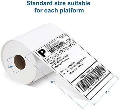Impressora de etiqueta de remessa Polono, impressora de etiqueta térmica 4x6 para pacotes de remessa,