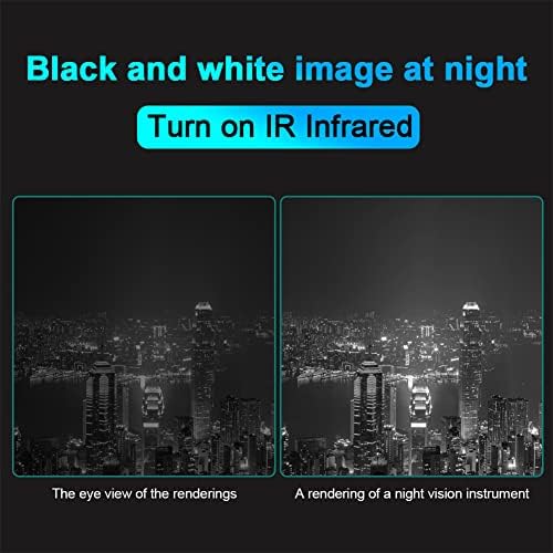 Binóculos de visão noturna digital de Lizhoumil, 1080p FHD, binóculos infravermelhos de wifi com visão noturna,