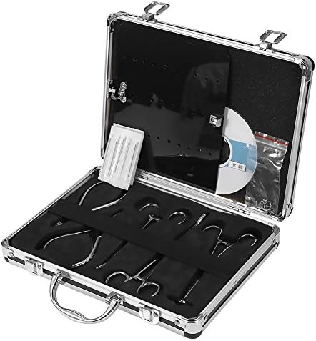 Kit de piercing clina, ferramentas profissionais de piercing, pistola de piercing em aço de metal, ferramentas