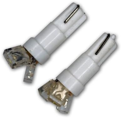 TuningPros LEDATI-T5-W3 Indicador de transmissão Bulbos LED T5, 3 LED White 2-PC Conjunto