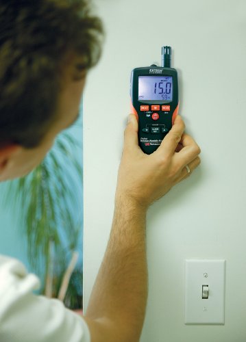 Extech MO290 - Medidor de umidade sem pinos e termômetro IR