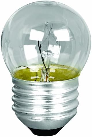 Feit Electric 7 1/2 watt Soft S11 S11 Dimmable Clear Incandescent Night Light, 2700k Mobo branco, 2,2 h x