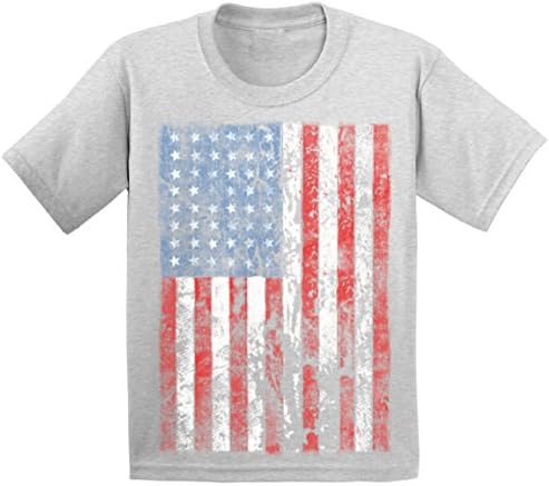 Awkward Styles Youth American Flag American T-shirt Kids 4º julho camisa