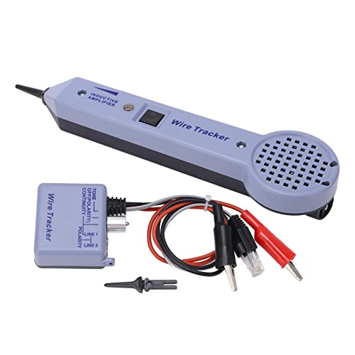 Kit de testador de rastreamento de cabo de rede, material de abdomarte de áudio ajustável no amplificador