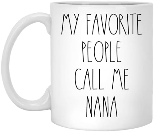 Nana - minhas pessoas favoritas me chamam de caneca de café nana, nana rae dunn inspirado, estilo rae dunn,