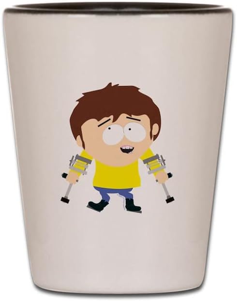 Cafepress South Park Jimmy Valmer Shot Glass, Glass de tiro único e engraçado