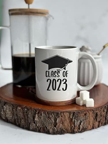 Classe de importações de R e R de 2023 Graduação 12 oz Caneca de café cerâmica preto
