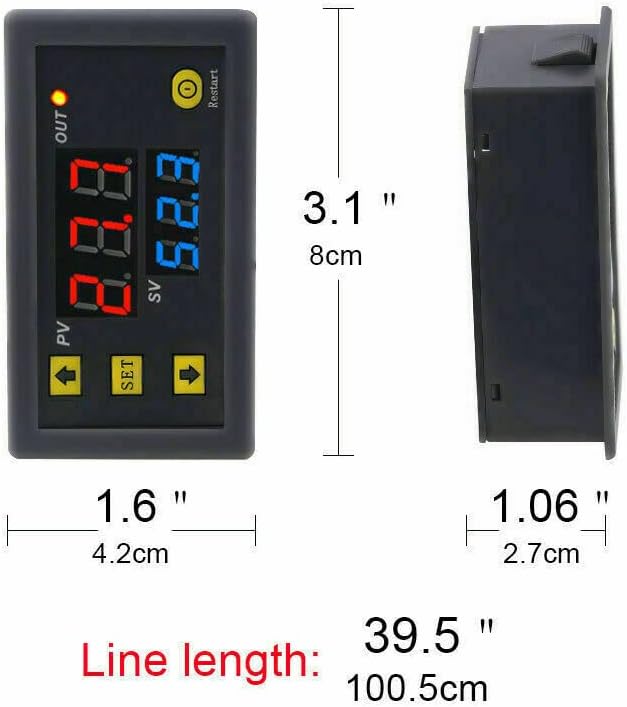 Controlador de termostato digital de alta precisão de alta precisão