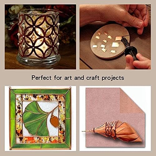 Placa de cobre roxa de folha de cobre Nianxinn 6 tamanhos diferentes para, artesanato, DIY, folhas de placa