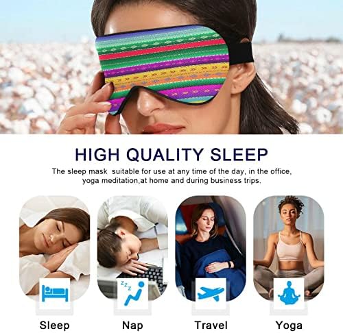 Máscara de olhos para dormir respirável, capa de sono de olho fresco para descanso de verão, vendimentos