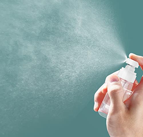 3pcs pequenos frascos de spray, garrafas de spray de tamanho de viagem reabastecível e névoa fina de névoa