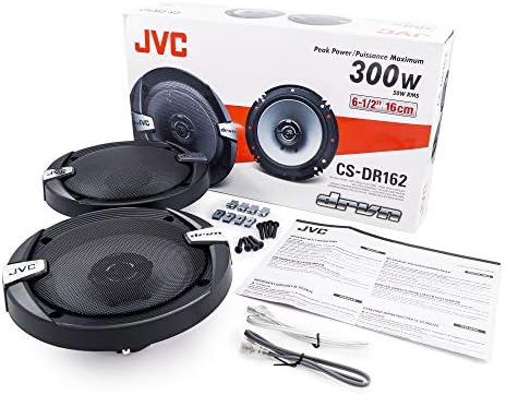 JVC CS-DR162 DRVN Série de 6,5 polegadas de 300 wats de 300 wats de alto