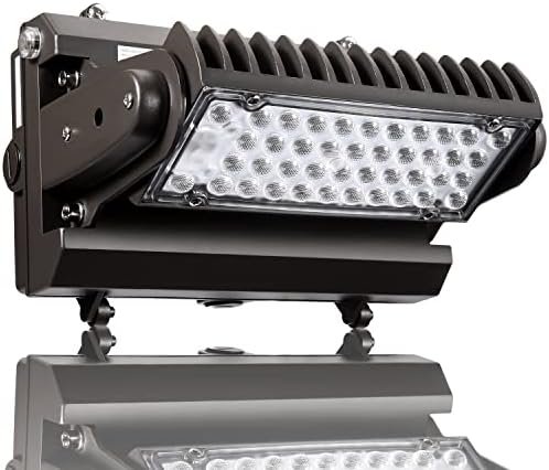 UNUNONO Rotatable LED Wall Pack Light com crepúsculo para Dawn Photocell, 80W 10400LM 400-600W
