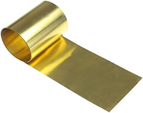 AMDHZ Folha de cobre pura Filme de bronze Filme de ouro Brass Placa de latão H62 Espessura de 0,6