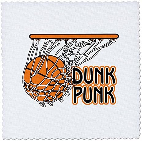 3drose qs_116300_2 rede de basquete punk dunk e esportes esportivos quadrados, 6 por 6 polegadas