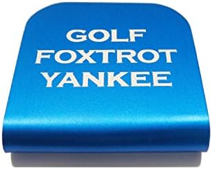 Moral tags tags de golfe foxtrot yankee hat clipe para tampas táticas