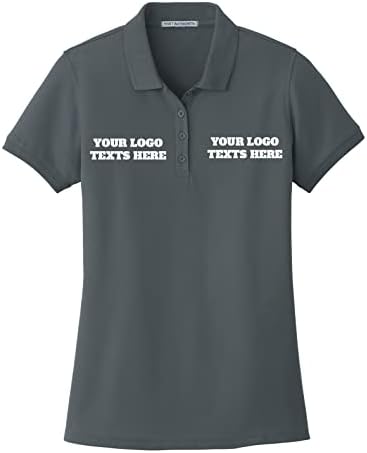 Ponto de tinta L100 Ladies costura personalizada Bordado logotipo Texto Design Suas próprias camisas