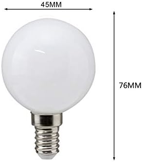 G16 E14 Bulbo LED 5W 50 watts Equivalente Lâmpadas incandescentes Bulbos noturnos Bulbo quente Branco