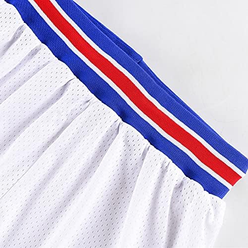 Mens Basketball Shorts Space Movie 90S Hip Hop Party Sports Sports Fit for Jersey White S-XXL
