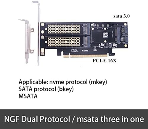 Conectores m.2 b+m key m satA versão de três discos NVME NGFF para PCI-E 4x três em one-one cartão adaptador