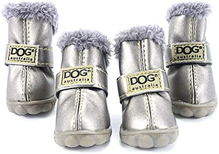 Botas de cães de protetor Cyzpf Inverno Sapatos pequenos de animais de estimação PAW Protetor de