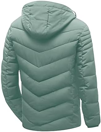 Jaquetas para homens e jaquetas de casaco casual acolchoado de algodão grosso de inverno americano