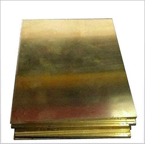 Yuesfz pura chapa de cobre metal espessura -largura: 150 mm Comprimento: placa de latão de 200 mm
