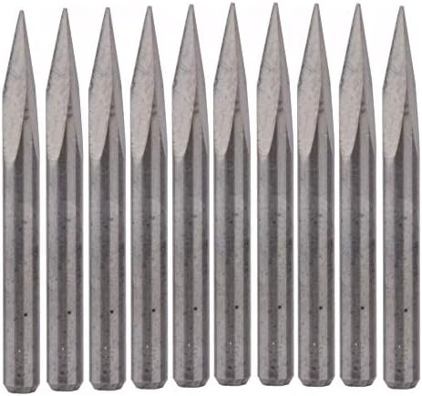 Ferramentas de corte XMeifeits 10pcs 0,4 mm 20 graus de moagem de aço de aço de 20 graus moinhos de extremidade