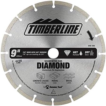 TimberLine - diâmetro de diâmetro segmentado Blade 9 diâmetro