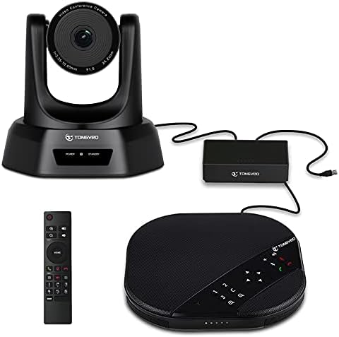 Sistema de conferência de vídeo e áudio All-in-One 3x Optical Zoom USB PTZ Conference Câmera de Conferência com